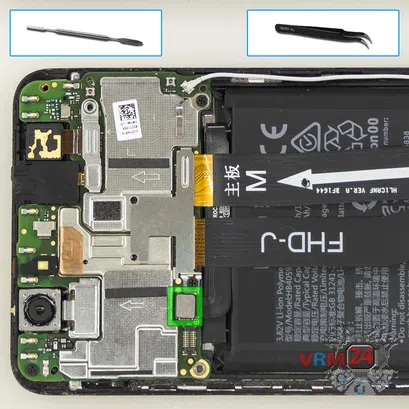 How to disassemble Huawei Nova, Step 6/1