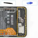 Como desmontar Xiaomi Poco X6 Pro por si mesmo, Passo 9/1