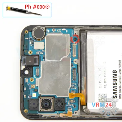 How to disassemble Samsung Galaxy M30s SM-M307, Step 15/1