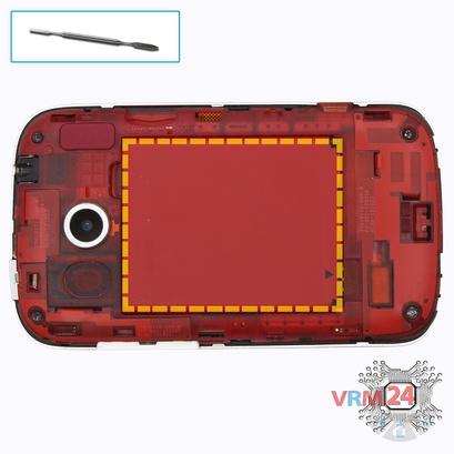 How to disassemble HTC Desire C, Step 2/1