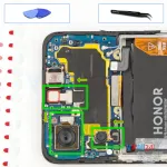 Cómo desmontar HONOR X7c, Paso 10/1