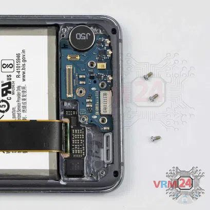 Como desmontar Samsung Galaxy S20 SM-G981 por si mesmo, Passo 11/2