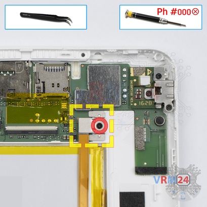 Como desmontar Huawei MediaPad T1 8.0'' por si mesmo, Passo 6/1