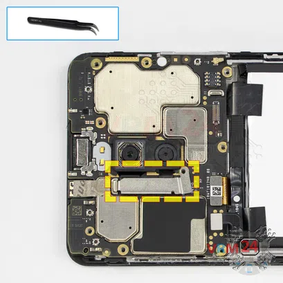 Cómo desmontar Meizu M8 M813H, Paso 12/1