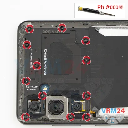 How to disassemble Samsung Galaxy M55 SM-M556, Step 4/1