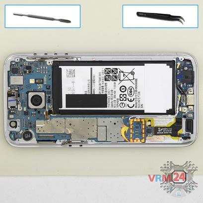 How to disassemble Samsung Galaxy S7 SM-G930, Step 10/1