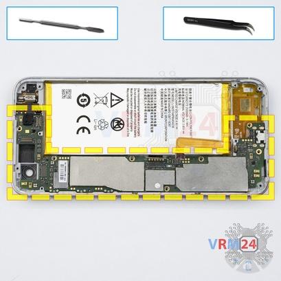 How to disassemble ZTE Blade S7, Step 13/1