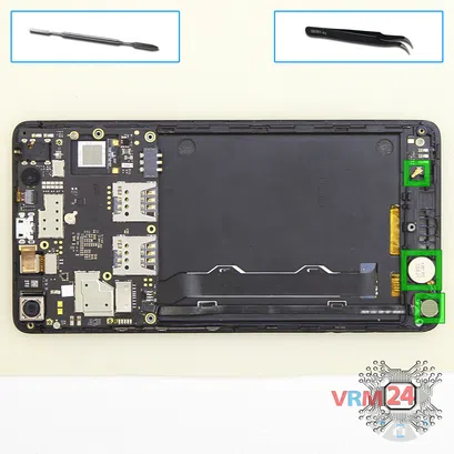 How to disassemble Lenovo A7000, Step 7/1