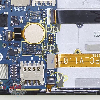 How to disassemble Micromax Canvas Juice 4 Q465, Step 12/2