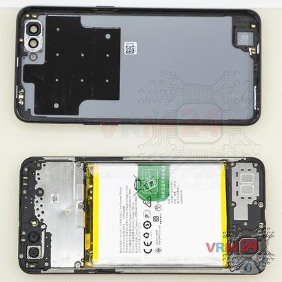 How to disassemble Oppo A3s, Step 2/2
