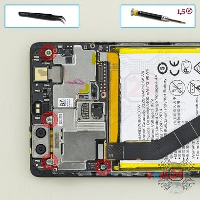 How to disassemble Huawei P9 Plus, Step 16/1