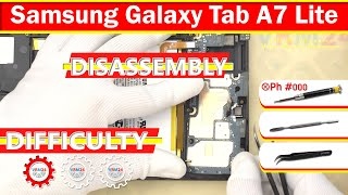 Samsung Galaxy Tab A7 Lite SM-T225 Disassembly in detail Take apart