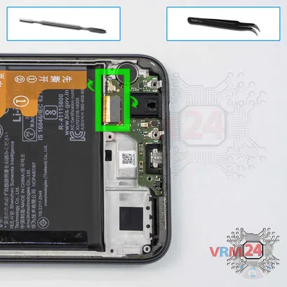 Cómo desmontar Huawei Honor 9C, Paso 12/1