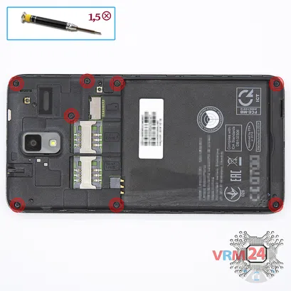 How to disassemble Lenovo S580, Step 3/1