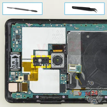 How to disassemble Sony Xperia XZ3, Step 9/1