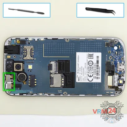 Cómo desmontar Samsung Galaxy S4 Mini Duos GT-I9192, Paso 5/1