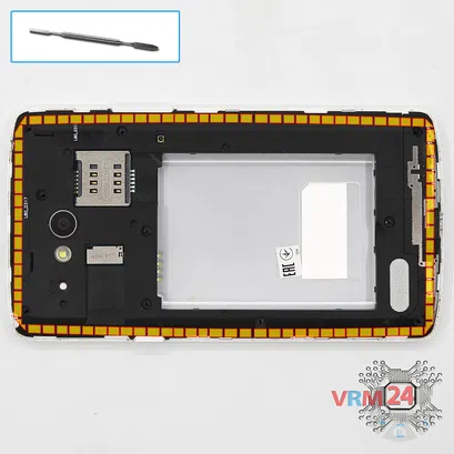 How to disassemble LG L80 D380, Step 4/1