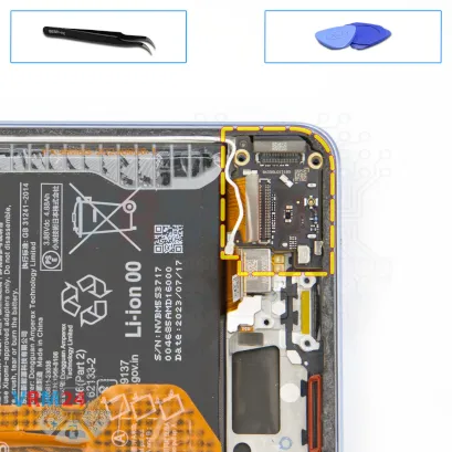 Como desmontar Xiaomi 13T Pro por si mesmo, Passo 13/1