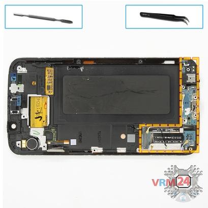 How to disassemble Samsung Galaxy S6 Edge SM-G925, Step 10/1