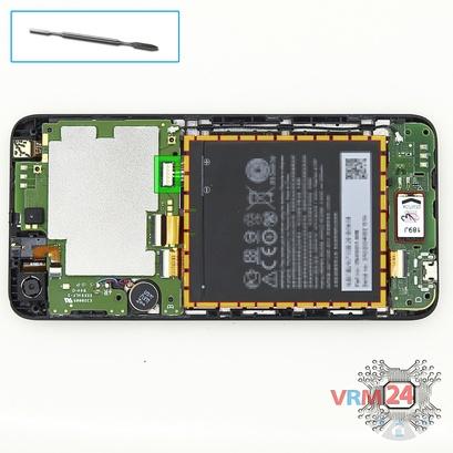 How to disassemble HTC Desire 626, Step 5/1