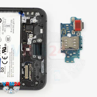 How to disassemble Samsung Galaxy S24+ SM-S921, Step 11/2