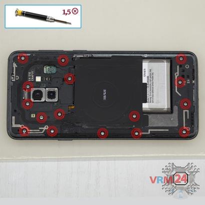 How to disassemble Samsung Galaxy S9 Plus SM-G965, Step 3/1