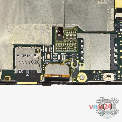 How to disassemble HTC Mozart, Step 10/3