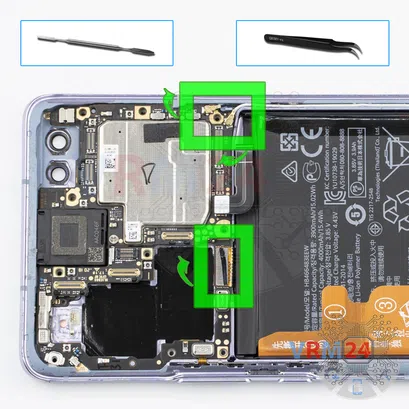 How to disassemble Huawei Honor 30 Pro Plus, Step 16/1