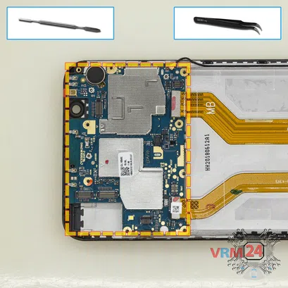 Cómo desmontar Asus ZenFone Max Pro ZB602KL, Paso 16/1