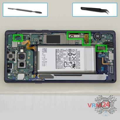 How to disassemble Samsung Galaxy Note 9 SM-N960, Step 9/1