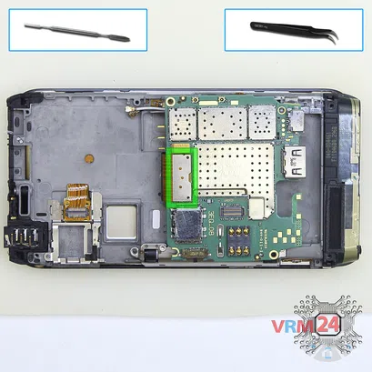 How to disassemble Nokia E7 RM-626, Step 11/1