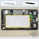 How to disassemble Samsung Galaxy Tab Pro 8.4'' SM-T320, Step 4/1