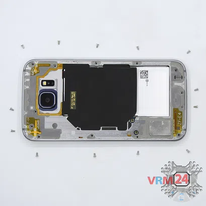 How to disassemble Samsung Galaxy S6 SM-G920, Step 2/2