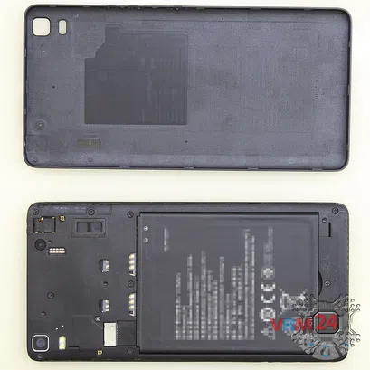 How to disassemble Lenovo A7000, Step 1/2