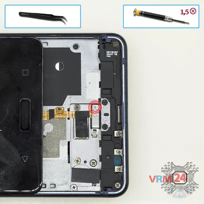How to disassemble Nokia 8 TA-1004, Step 5/1
