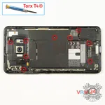 How to disassemble HTC U Ultra, Step 3/1