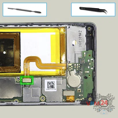 How to disassemble Huawei P8 Lite, Step 5/1