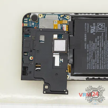 Cómo desmontar Asus ZenFone Max Pro ZB602KL, Paso 4/2