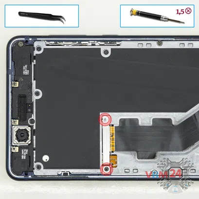 How to disassemble Nokia 8 TA-1004, Step 3/1