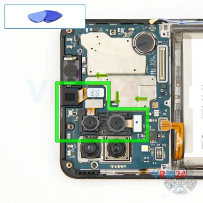 How to disassemble Samsung Galaxy M32 SM-M325, Step 10/1