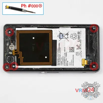How to disassemble Sony Xperia Z1 Compact, Step 6/1