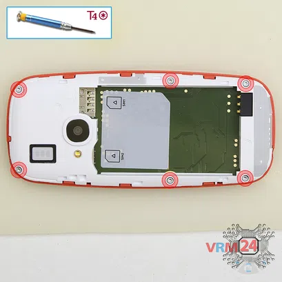 How to disassemble Nokia 3310 (2017) TA-1030, Step 3/1