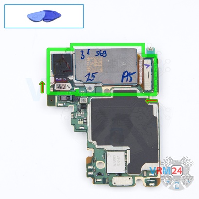 How to disassemble Samsung Galaxy S21 Plus SM-G996, Step 16/1