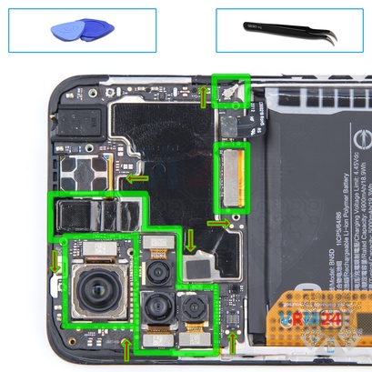 How to disassemble Xiaomi Redmi Note 11S, Step 13/1