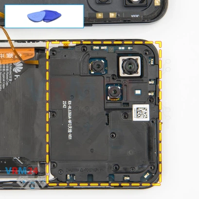 How to disassemble Huawei Nova Y61, Step 5/1