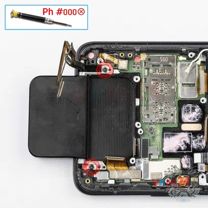 Como desmontar Asus ZenFone 7 Pro ZS671KS, Passo 17/1
