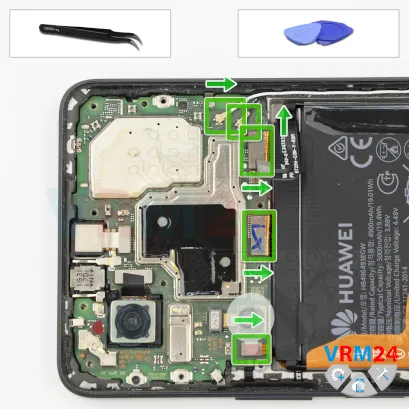 How to disassemble Huawei Nova 11i, Step 11/1
