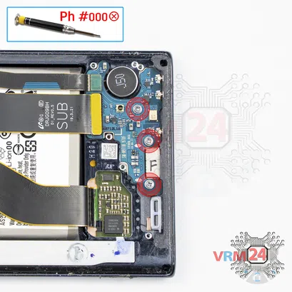 Cómo desmontar Samsung Galaxy Note 10 SM-N970, Paso 8/1
