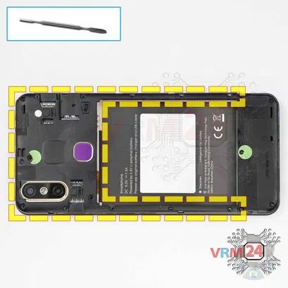 How to disassemble LEAGOO M13, Step 5/1