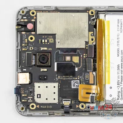 How to disassemble Asus ZenFone 3 Laser ZC551KL, Step 14/2